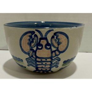 MA Hadley Lobster Everything Cereal Bowl Low Tide 5 inch